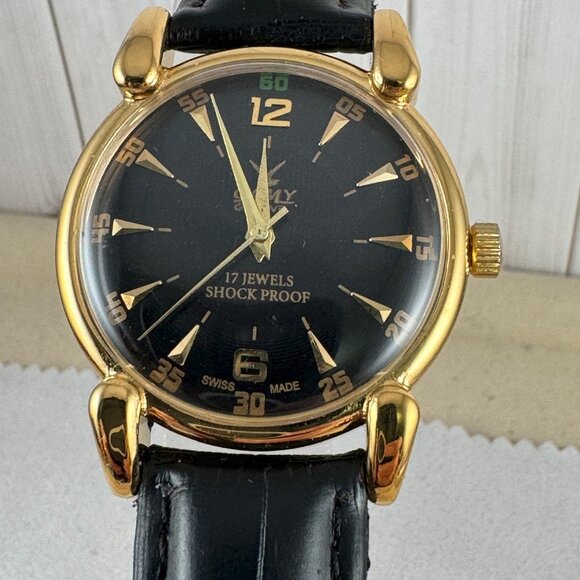 Custom Watch The movement is Swiss 17 jewels and is Hand Wind - Picture 7 of 11